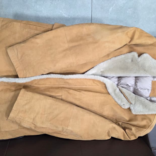 캠브리지 가죽 구스다운 빅  사이즈