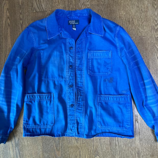 폴로 디스트레스드 프렌치 워크 자켓 m(105) 팝니다