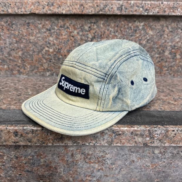 supreme 슈프림 워시드 치노 캠프캡
