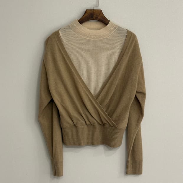 (주)한섬 마인 랩 스타일 니트 90사이즈