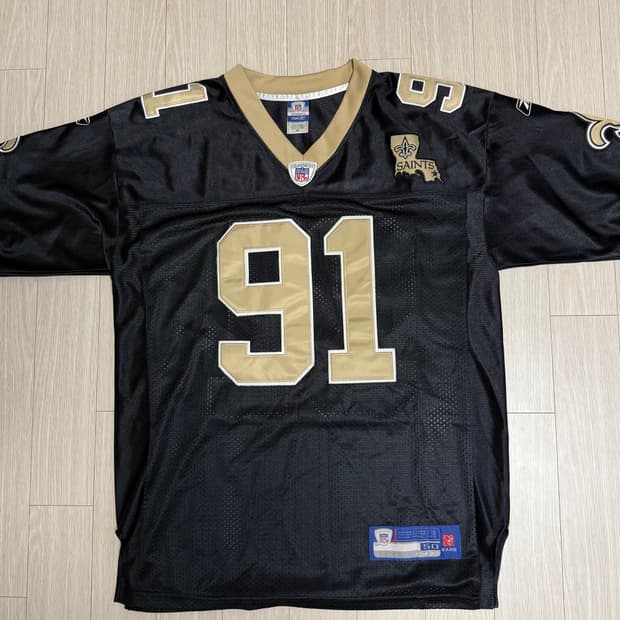 NFL 뉴올리언스 세인츠 미식축구 져지 유니폼 Reebok