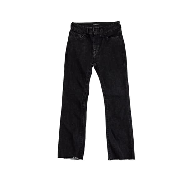True Religion 트루릴리전 흑청 셀프 커팅진 데님
