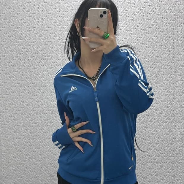 아디다스 레트로 빈티지 삼선 져지 집업 95 C08285