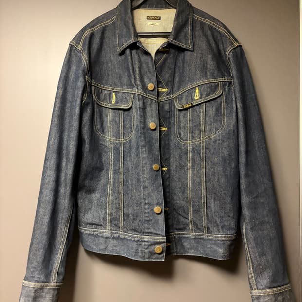 캐피탈 lee 복각 데님 트러커 44