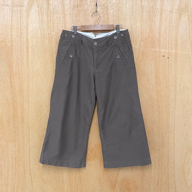 MARGARET HOWELL wide pants 마가렛호웰 8부 와이드