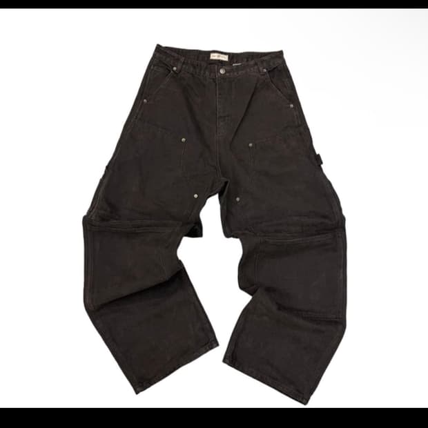 아오이로 더블니 커티드 팬츠 블랙펄 0사이즈