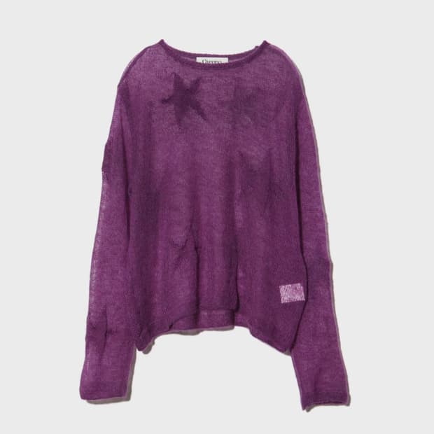 Gyeong 경 스타 모헤어 니트