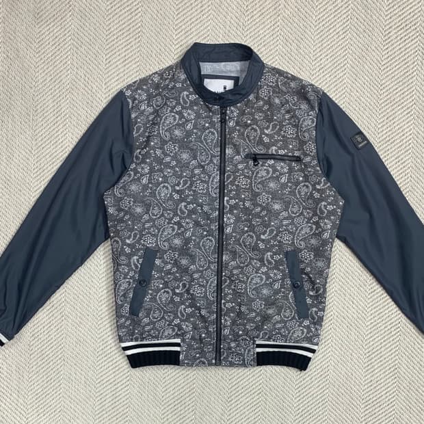 W.ANGLE 페이즐리 봄버 자켓 100