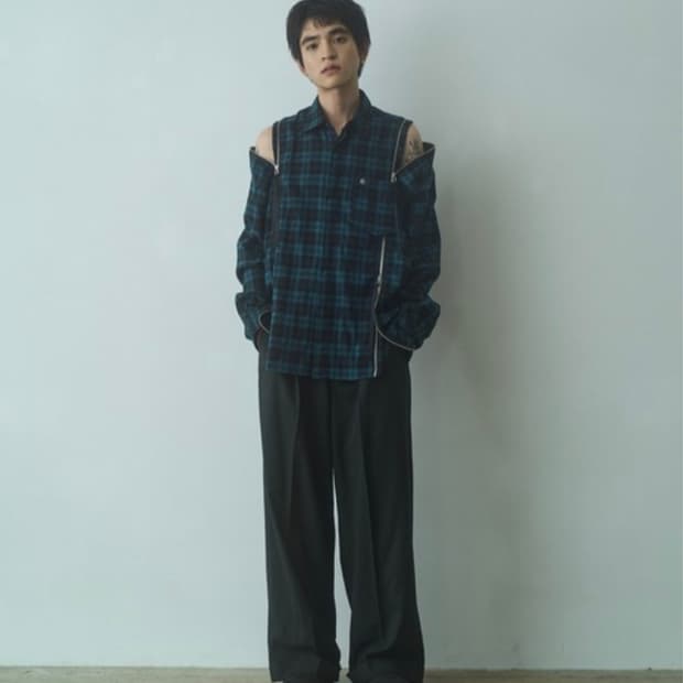 (3)Philtheory 25AW 스트링 집 셔츠