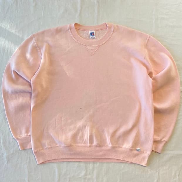 러셀 핑크 스웻 맨투맨