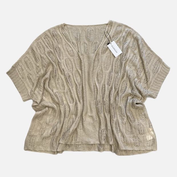 see-through pattern net knit