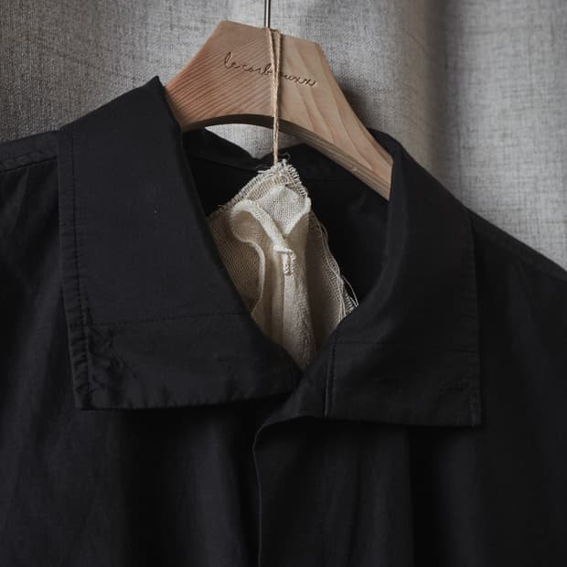 Lcbx 실크/코튼 셔츠