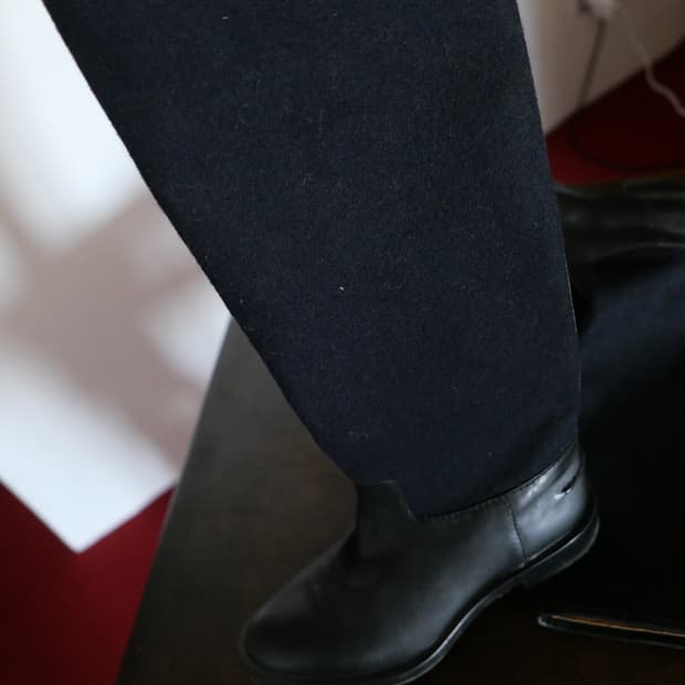 Véronique Branquinho Wool & Leather Boot