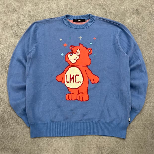 L LMC 베어 니트 스웨터