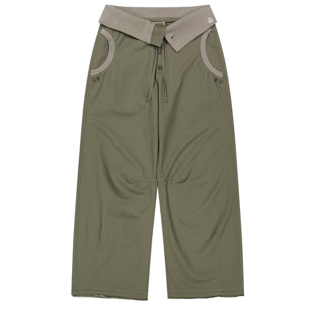 1 2 코이세이오 플로우 폴드 팬츠 카키 미개봉 새제품 판매