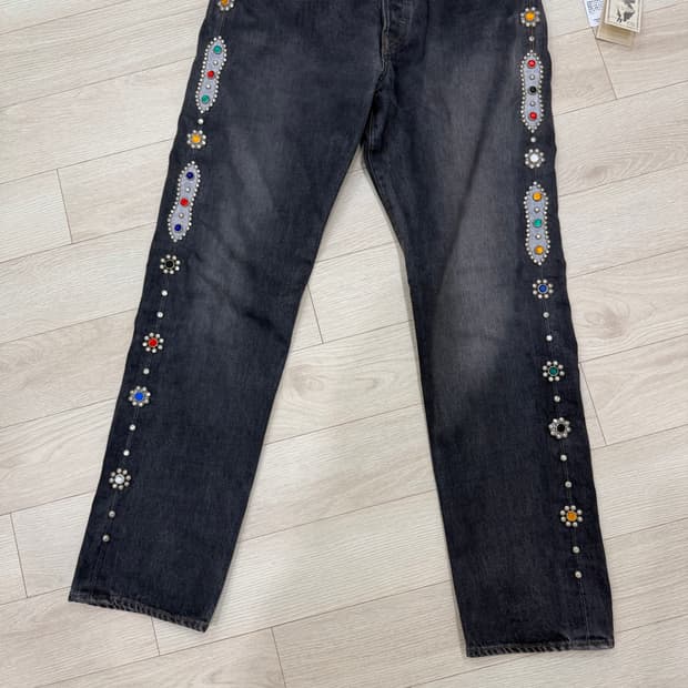 34) 캐피탈 14온즈 데님 5P 몽키 시스코 잼스톤 데님 팝니다.