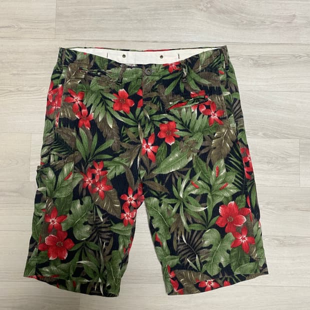 스펙테이터 109S-005 스포츠 팬츠A 플로랄 반바지 L사이즈 판매