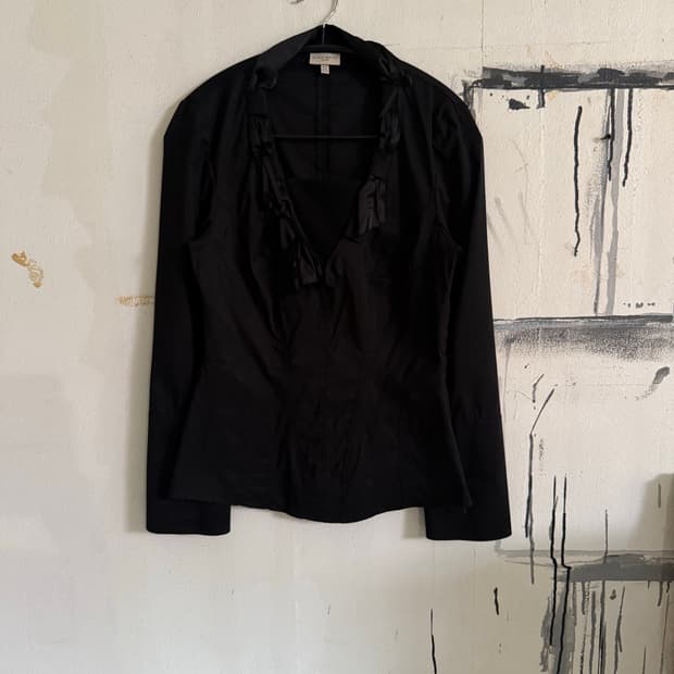 Karen millen ribbon blouse