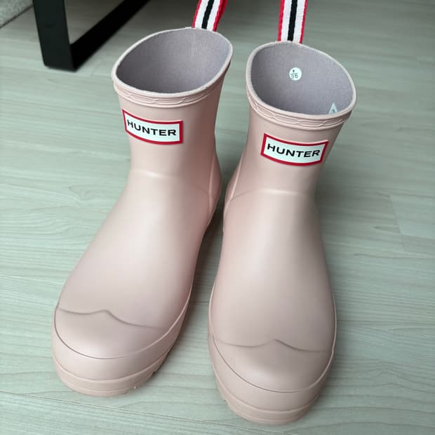 헌터 레인부츠 핑크 eu36 uk3 (220~225mm)