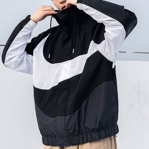 나이키 오버핏 바람막이 XL 