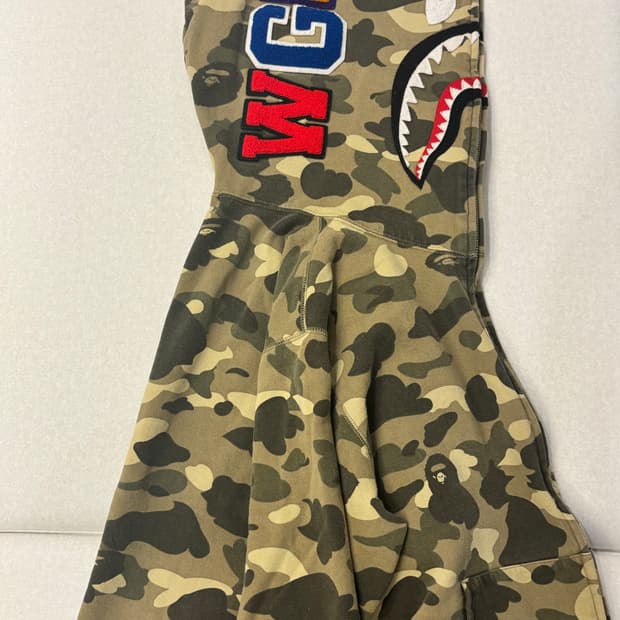 베이프 샤크후드 베이지 황계 XL