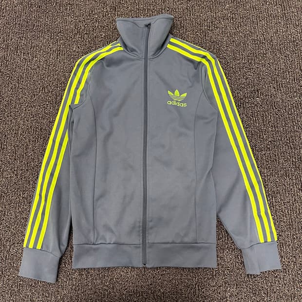 아디다스 공용 유로파 져지 집업 그레이 S