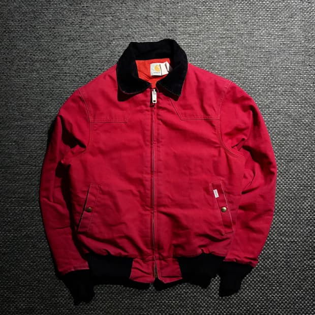 80's 칼하트 산타페 JQ160 레드 L USA🇺🇸