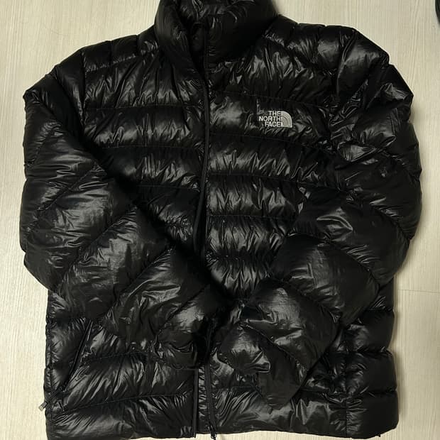 노스페이스 마티에 경량패딩 블랙 L