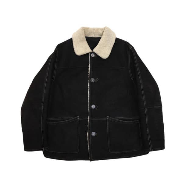 90‘s 마리떼 프랑소와 저버 무스탕 코트