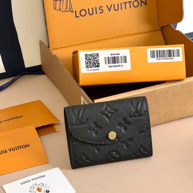 루이비통 로잘리 코인 퍼스 모노그램 블랙