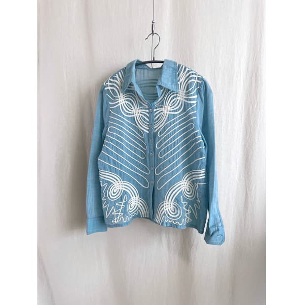 Western-Style Embellished Shirt
