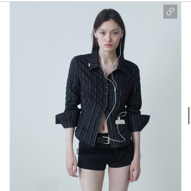 Cerric shirts 세릭 셔츠 안유진 셔츠 블랙