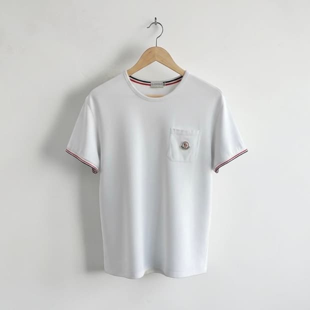 .XL/ 몽클레어 포켓 와펜 반팔 티셔츠