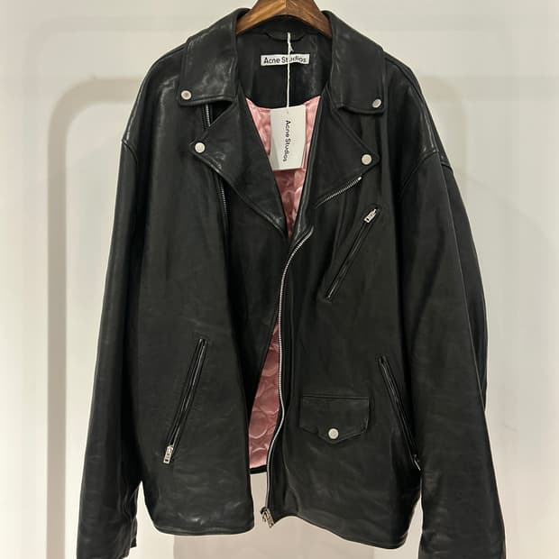 Acne Studios Leather Rider Jacket