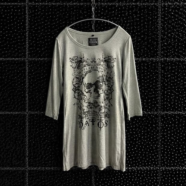 Blue strive 스컬프린팅 롱티