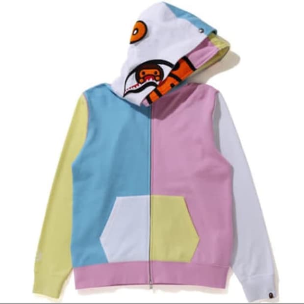 더블 마일로 샤크 솜사탕 후드집업 정품
