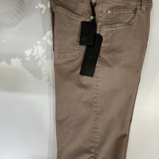 키톤 나폴리 새상품 데님 팬츠 브라운 31