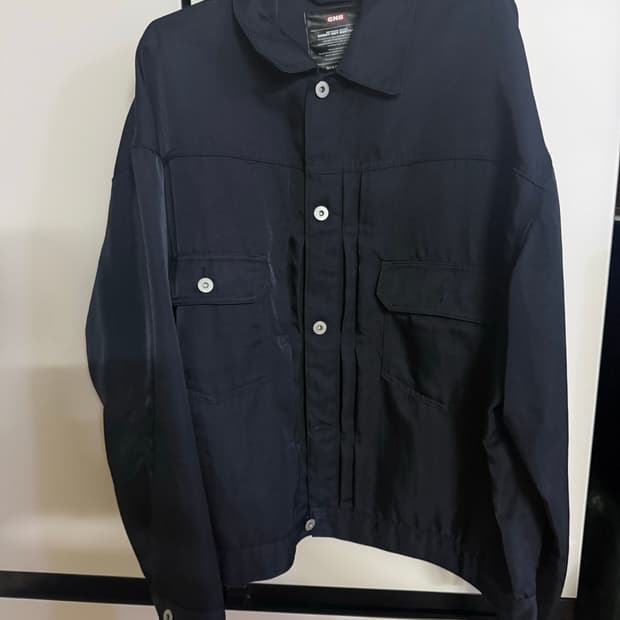 오버사이즈 네이비 트러커 판매합니다