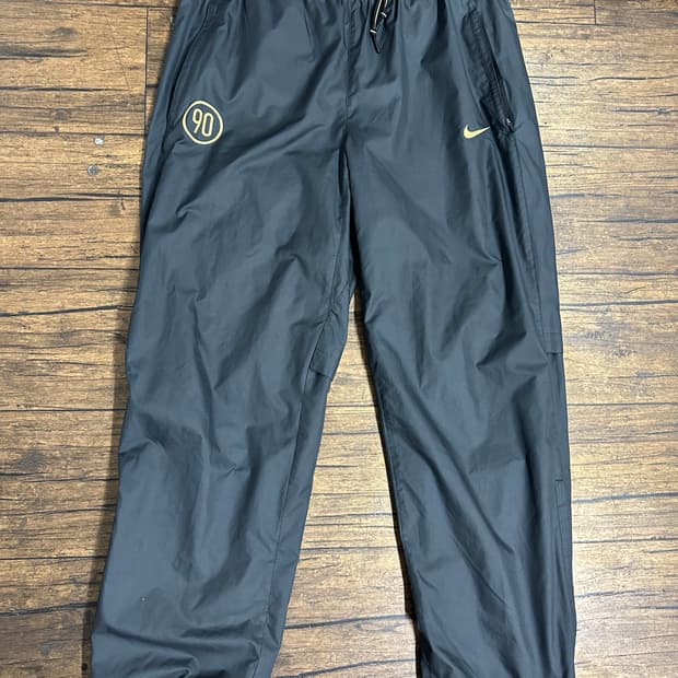 나이키 Nike Fit 트레이닝 팬츠 L 블랙 밴딩 조거 지퍼 32-34