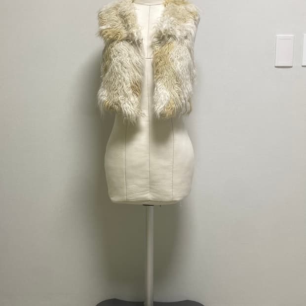 Faux Fur Knit Vest