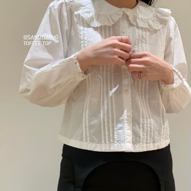 샌디리앙 sandyliang 24ss 블라우스