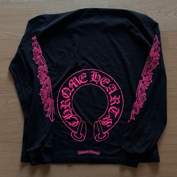 새상품) 크롬하츠 플로랄 롱슬리브 xl