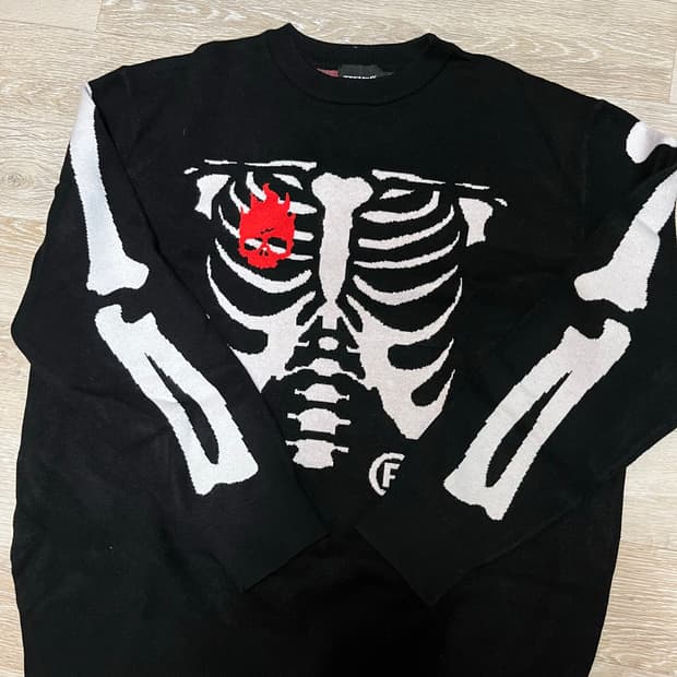 777mih 해골 본 니트 (105)