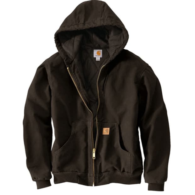 칼하트 덕 액티브 후드자켓[S] 다크브라운