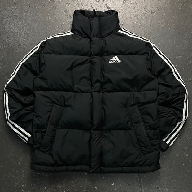 100 아디다스 삼선 푸퍼 패딩