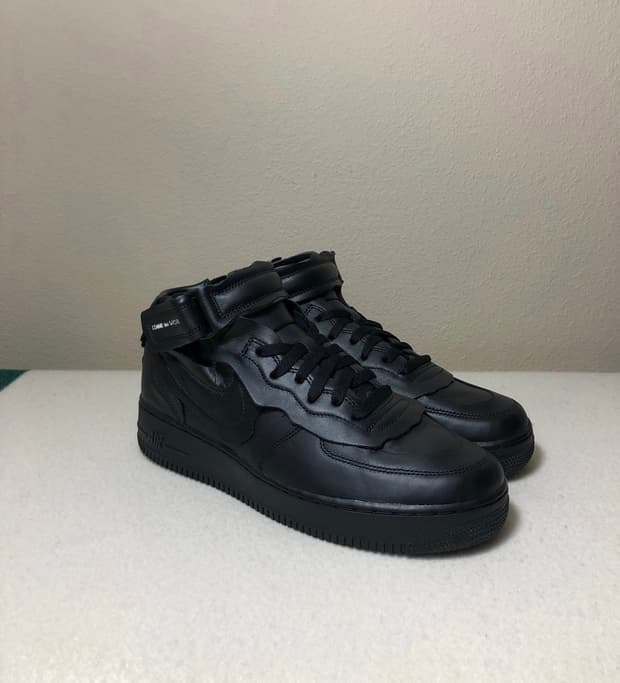 꼼데가르송 에어포스 블랙