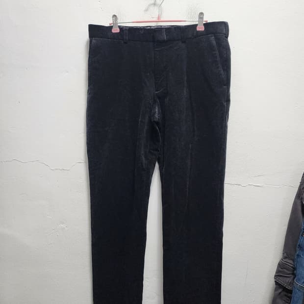 인디안 아메카지 벨벳원단 슬랙스