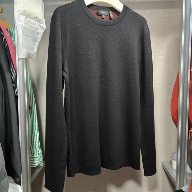 띠어리 밀로 더블페이스 울 니트 M