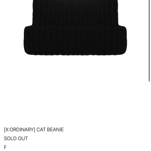 엑스오디너리  캣비니 구합니다..