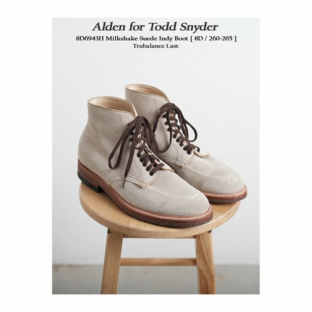 알든 별주모델 밀크셰이크 스웨이드 인디부츠 8D(260-265)